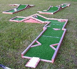 Minigolf – 6 drah – pronájem atrakcí Vinelan