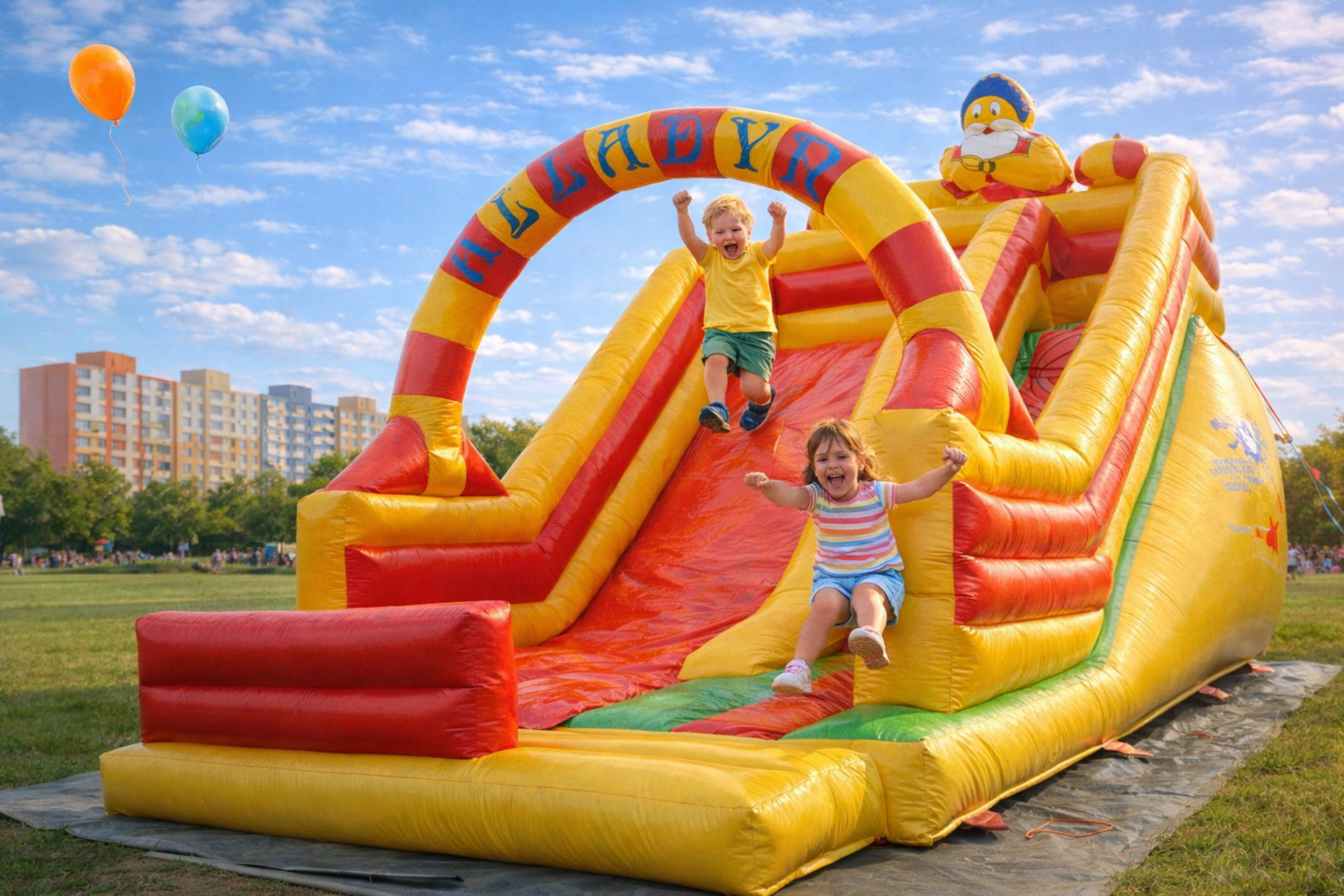 Skluzavky – pronájem atrakcí Vinelan